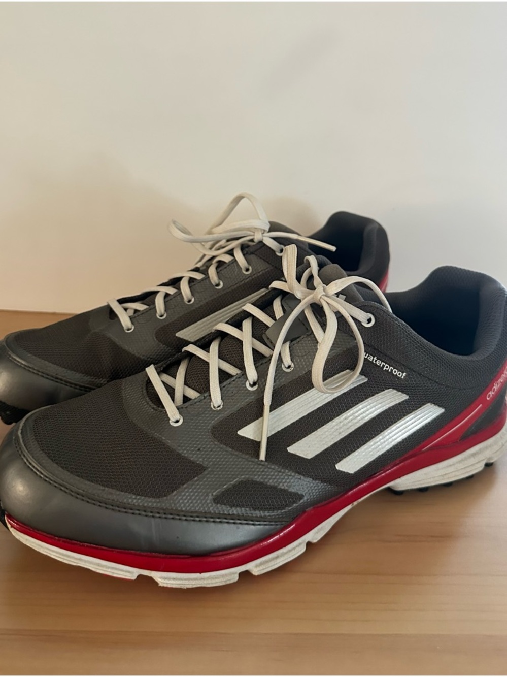 Adidas Adizero Gray Red Cleats | Men’s 11.5 - Picture 2 of 9